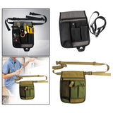 Maxbell Tools Waist Bag with Multi Pockets Carpentry Multipurpose Gardening Tool Bag Gray