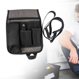Maxbell Tools Waist Bag with Multi Pockets Carpentry Multipurpose Gardening Tool Bag Gray