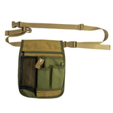 Maxbell Tools Waist Bag with Multi Pockets Carpentry Multipurpose Gardening Tool Bag Green