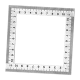 Maxbell Square Ruler 120mm Measuring Tool for Woodworking Table Saw Frame Work