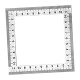 Maxbell Square Ruler 120mm Measuring Tool for Woodworking Table Saw Frame Work