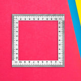 Maxbell Square Ruler 120mm Measuring Tool for Woodworking Table Saw Frame Work