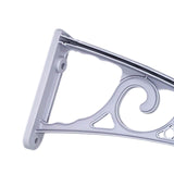 Maxbell Stable Awning Canopy Bracket Sunshade Support Bracket for Porch Door Balcony Gray