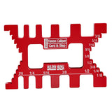 Maxbell Measure Jig Tenon Caliper Card Gauge for Woodworking Saw Table Machine Gaps