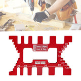 Maxbell Measure Jig Tenon Caliper Card Gauge for Woodworking Saw Table Machine Gaps