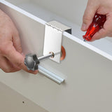 Maxbell Drawer Fixing Clip Hardware Cabinet C Clamp Steel Drawer Installation Clamp