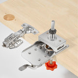 Maxbell Door Hinge Jig Parts Locking Cabinet Hinge Jig for Woodworkings Door Cabinets Hinge Jig