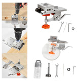 Maxbell Door Hinge Jig Parts Locking Cabinet Hinge Jig for Woodworkings Door Cabinets Hinge Jig