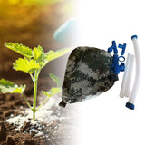 Maxbell Fertilizers Spreader with Bag Garden Planting Tool for Vegetables Corn Trees