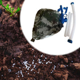 Maxbell Fertilizers Spreader with Bag Garden Planting Tool for Vegetables Corn Trees