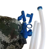 Maxbell Fertilizers Spreader with Bag Garden Planting Tool for Vegetables Corn Trees