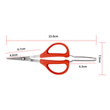 Maxbell Garden Scissors Household Deadheading Non Slip Handle Branch Bonsai Scissors