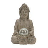 Maxbell Buddha Statue with Light Collectible Figurine for Living Room Indoor Bedroom