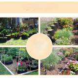 Maxbell Plant Grow Bag Reusable Outdoor Garden Plant Pot for Flower Strawberry Chili 55cmx55cmx30cm