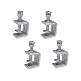 Maxbell 4 Pieces Stainless Steel C Clamp Tiger Clamp for Mounting Carpenter Building