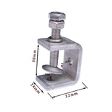 Maxbell 4 Pieces Stainless Steel C Clamp Tiger Clamp for Mounting Carpenter Building