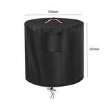 Maxbell Fire Pit Cover Weather Resistant Portable 420D Full Coverage Fire Bowl Cover S