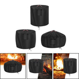 Maxbell Fire Pit Cover Weather Resistant Portable 420D Full Coverage Fire Bowl Cover S