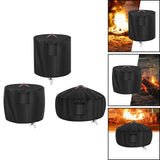 Maxbell Fire Pit Cover Weather Resistant Portable 420D Full Coverage Fire Bowl Cover S