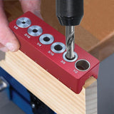 Maxbell Woodworking Drill Guide Template Multipurpose Accurate Punching Hole Locator