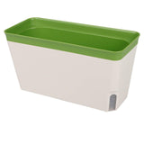 Maxbell Self Watering Planter Plant Pot Yard Window Indoor Outdoor Plants Flower Pot Coffee