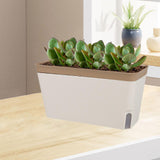 Maxbell Self Watering Planter Plant Pot Yard Window Indoor Outdoor Plants Flower Pot Coffee