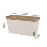 Maxbell Self Watering Planter Plant Pot Yard Window Indoor Outdoor Plants Flower Pot Coffee