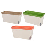 Maxbell Self Watering Planter Plant Pot Yard Window Indoor Outdoor Plants Flower Pot Coffee