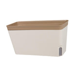 Maxbell Self Watering Planter Plant Pot Yard Window Indoor Outdoor Plants Flower Pot Coffee