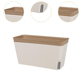 Maxbell Self Watering Planter Plant Pot Yard Window Indoor Outdoor Plants Flower Pot Coffee