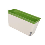 Maxbell Self Watering Planter Plant Pot Yard Window Indoor Outdoor Plants Flower Pot Green