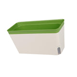 Maxbell Self Watering Planter Plant Pot Yard Window Indoor Outdoor Plants Flower Pot Green