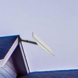 Maxbell Roof Mounting Kits for Starlink Internet Dish Pole Mount for Household Roofs I260