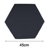 Maxbell 4x Garden Stepping Stones Fake Decorative Garden Mat for Outdoor Landscaping Hexagon Shape