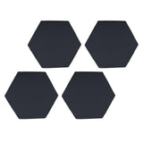 Maxbell 4x Garden Stepping Stones Fake Decorative Garden Mat for Outdoor Landscaping Hexagon Shape