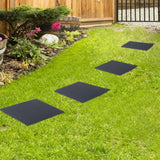 Maxbell 4x Garden Stepping Stones Fake Decorative Garden Mat for Outdoor Landscaping Square Shape