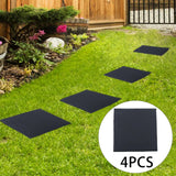 Maxbell 4x Garden Stepping Stones Fake Decorative Garden Mat for Outdoor Landscaping Square Shape