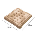 Maxbell Biscuit Shaped Seat Cushion Chair Pad for Yoga Sofa Bed Floor Seating Office Light Coffee