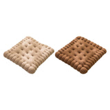 Maxbell Biscuit Shaped Seat Cushion Chair Pad for Yoga Sofa Bed Floor Seating Office Light Coffee