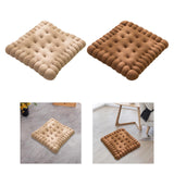 Maxbell Biscuit Shaped Seat Cushion Chair Pad for Yoga Sofa Bed Floor Seating Office Light Coffee