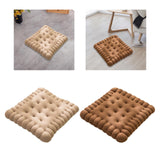 Maxbell Biscuit Shaped Seat Cushion Chair Pad for Yoga Sofa Bed Floor Seating Office Light Coffee