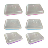 Maxbell 2 Pieces Garden Seed Sprouter Tray with Lid Beans Seedling Plant Germination Blue