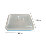 Maxbell 2 Pieces Garden Seed Sprouter Tray with Lid Beans Seedling Plant Germination Blue