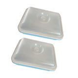 Maxbell 2 Pieces Garden Seed Sprouter Tray with Lid Beans Seedling Plant Germination Blue