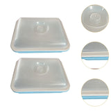 Maxbell 2 Pieces Garden Seed Sprouter Tray with Lid Beans Seedling Plant Germination Blue