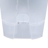 Maxbell 2 Pieces Plant Pot Planters with Drainage Holes for Outdoor Living Room Yard Clear