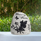 Maxbell Garden Statue Elf Pattern Decorative Ornament for Gifts Outdoor Housewarming Left