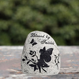Maxbell Garden Statue Elf Pattern Decorative Ornament for Gifts Outdoor Housewarming Left