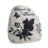 Maxbell Garden Statue Elf Pattern Decorative Ornament for Gifts Outdoor Housewarming Left