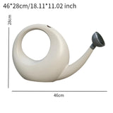 Maxbell Large Watering Can 4L Water Can for Indoor Outdoor Plants Garden Flower Yard White